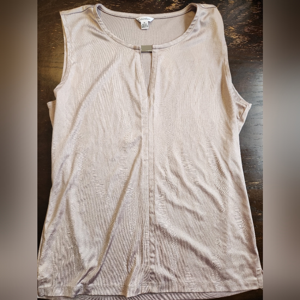 Silver Calvin Klein Blouse